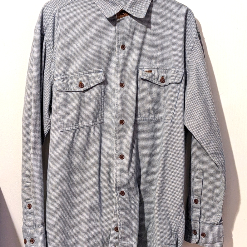 Orvis Men's Flannel Shirt Large